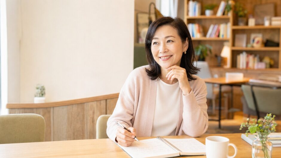 中学英語から英会話を学び直す大人の初心者女性