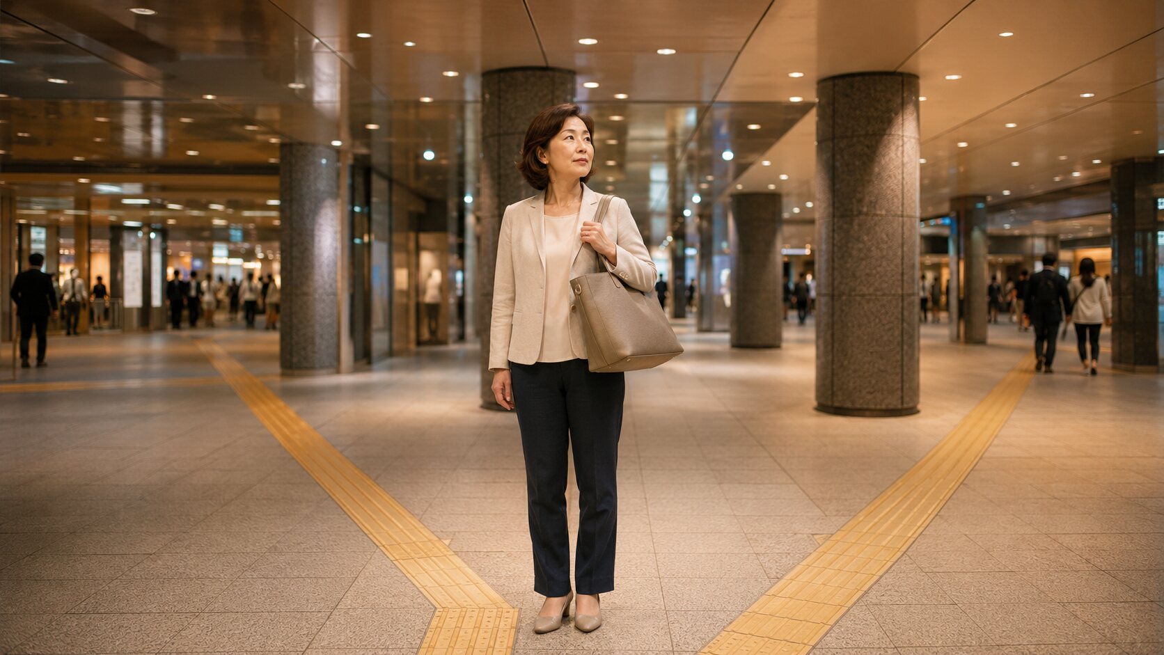 赤坂見附から銀座・新宿・渋谷への通学ルートを考える大人女性