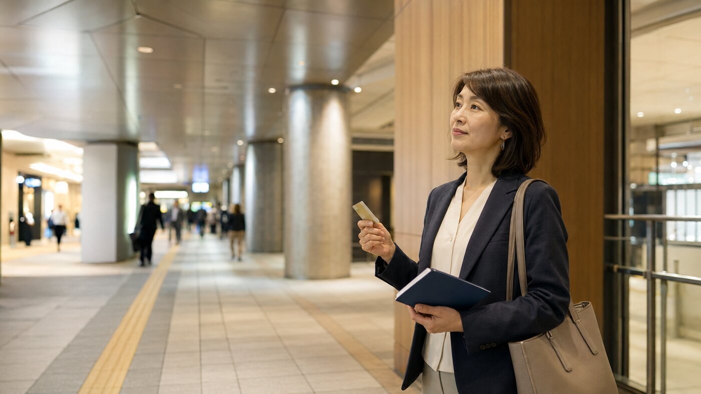 秋葉原から定期券と帰宅動線を考えて英会話教室を選ぶ大人女性