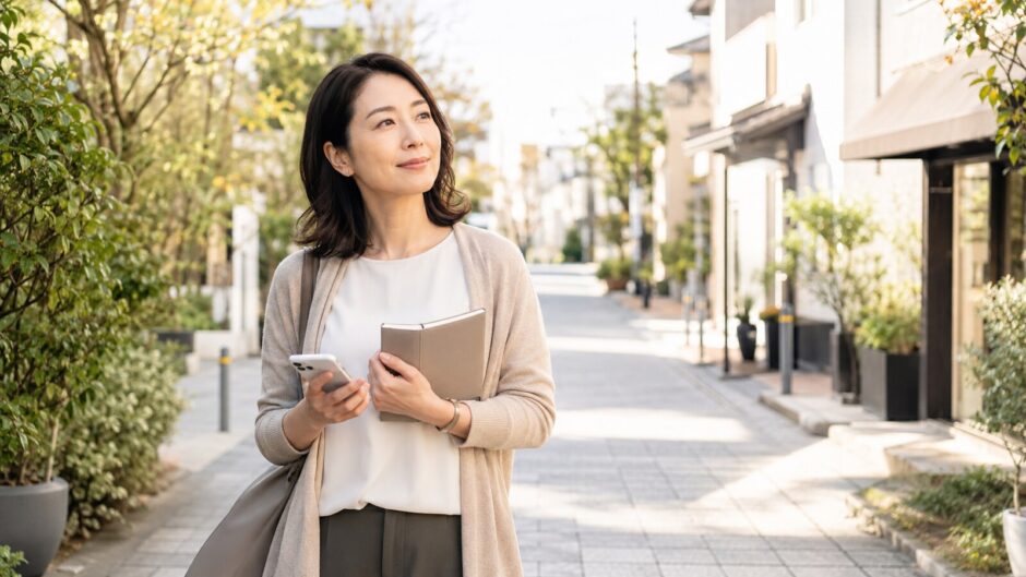 荏原町から二子玉川の英会話教室を検討する大人女性
