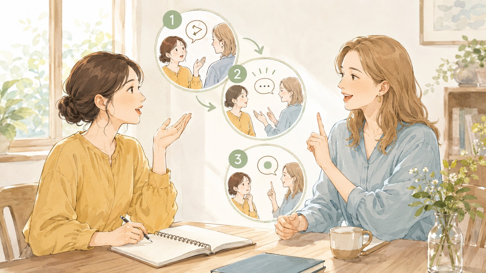英会話レッスンで聞き返し理解を確認する初心者の対処法