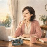 仕事と両立しながら英語を学び直す40代女性
