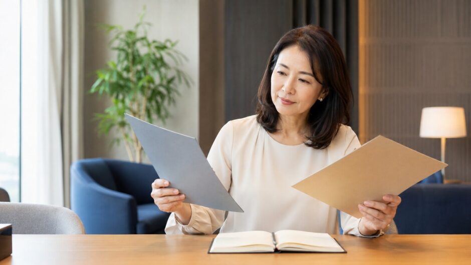 英会話教室の月謝制と回数制を比較する大人女性