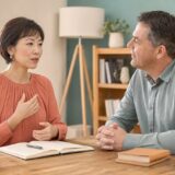英会話で言葉が出てこないときに短い文から話し始める大人女性