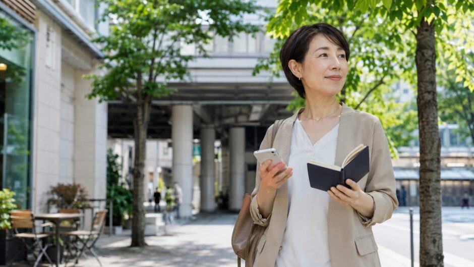目黒駅周辺で英会話教室を探す大人女性
