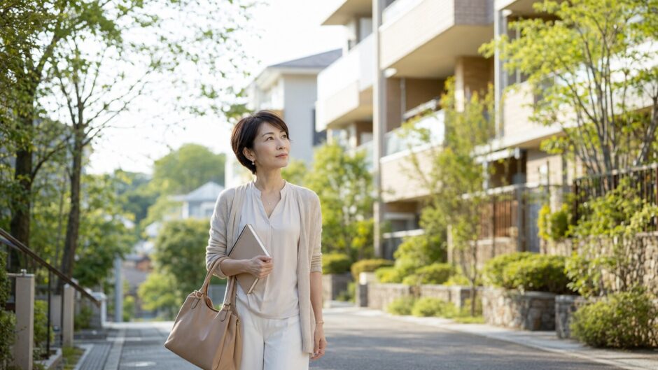 宮前平から二子玉川の英会話教室を検討する大人女性