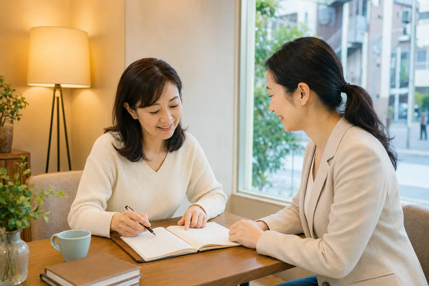 中野坂上から通いやすい英会話教室で学ぶ大人女性