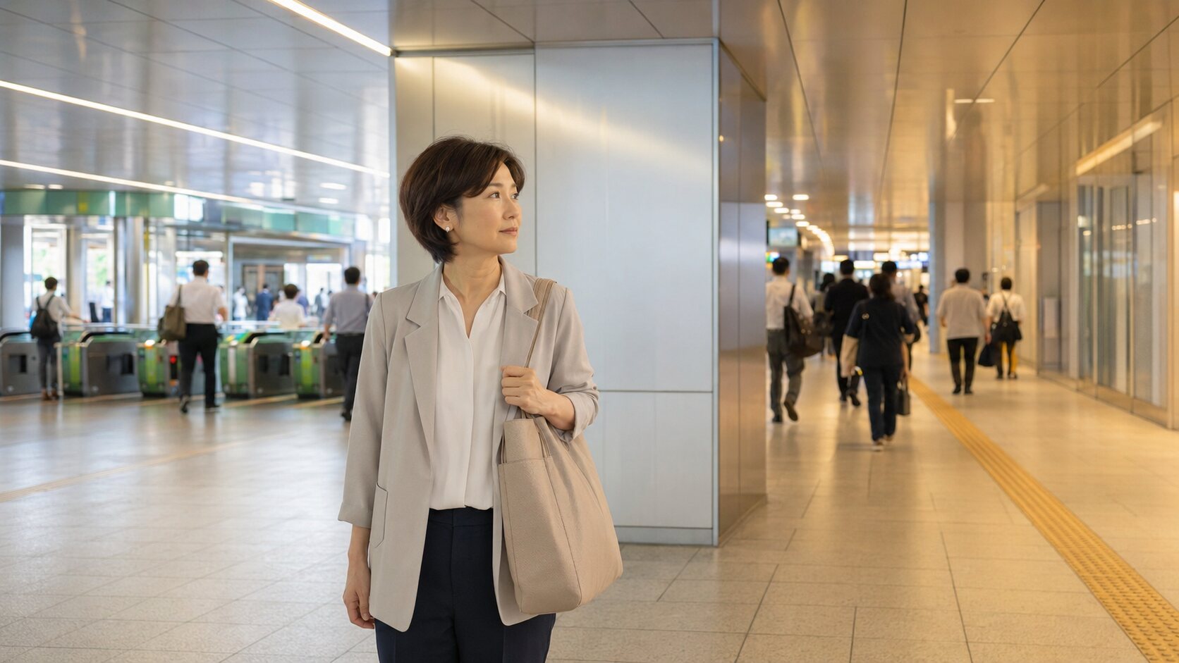 御茶ノ水から新宿・銀座への通学ルートを考える大人女性