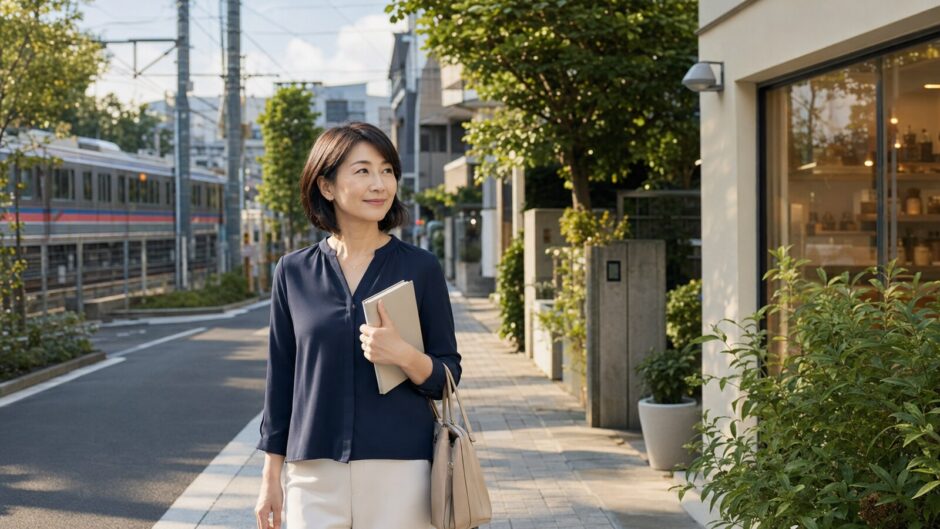 尾山台から二子玉川の英会話教室を検討する大人女性