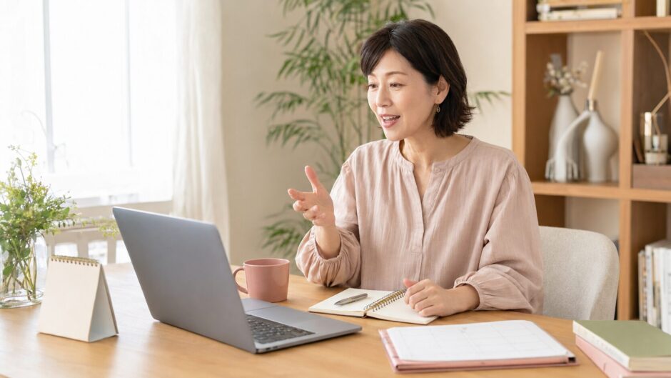 3ヶ月の目標を決めて英会話を練習する大人初心者女性