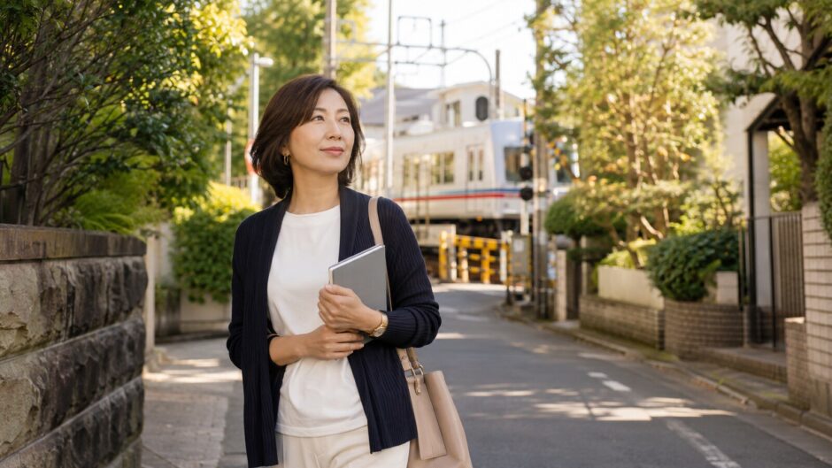 等々力から二子玉川の英会話教室を検討する大人女性