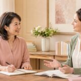 週1回の英会話レッスンを楽しむ大人の初心者女性