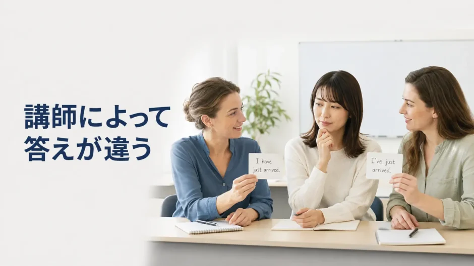 英会話講師によって答えが違い迷う大人初心者