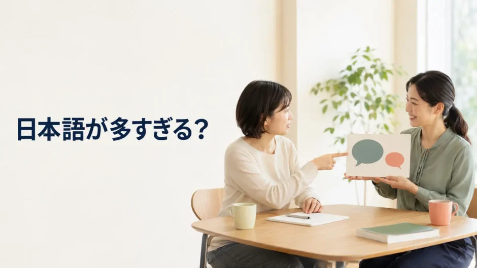 英会話講師の日本語説明が多いと感じて英語の時間を相談する大人初心者
