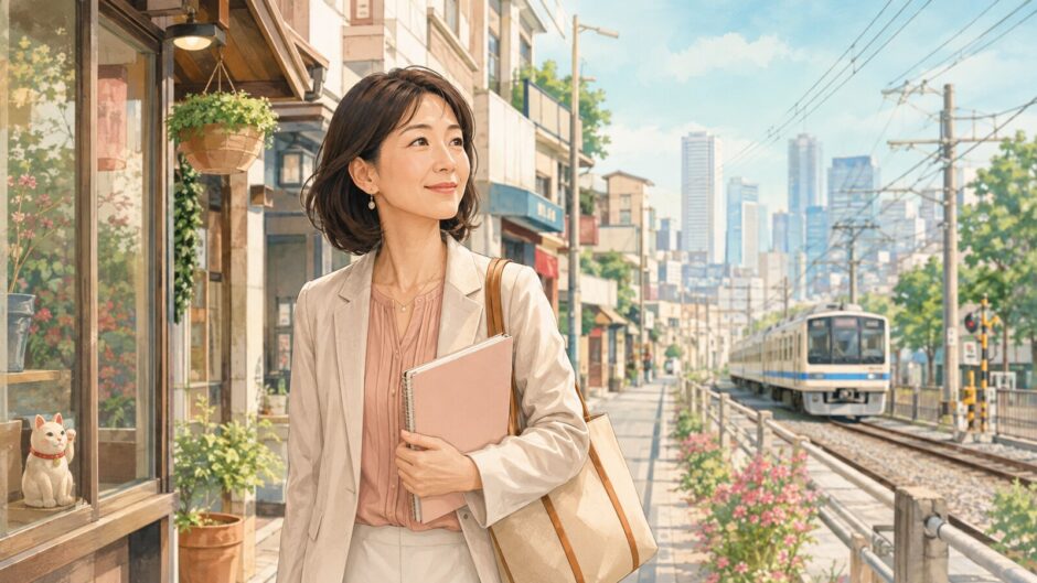 豪徳寺で英会話教室を探し小田急線で新宿まで広げる大人女性