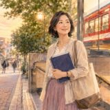 新中野から新宿の英会話教室へ通う大人女性