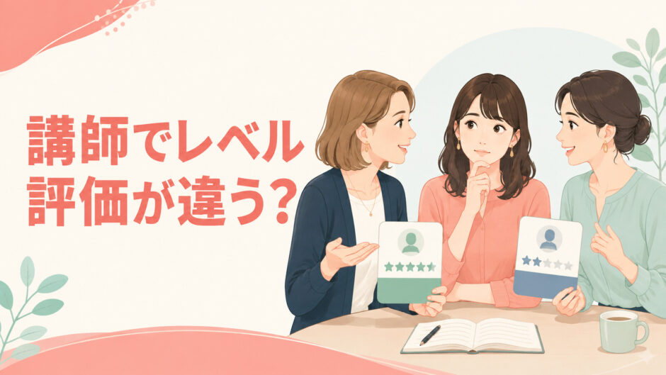 二人の英会話講師から異なるレベル評価を受けて迷う大人初心者