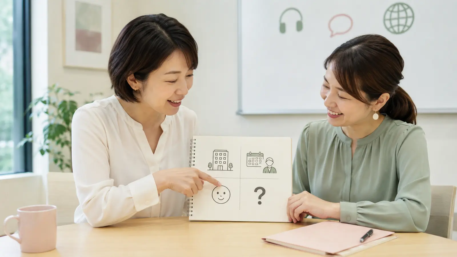 仕事の出来事を英会話レッスンで話すための4項目メモ